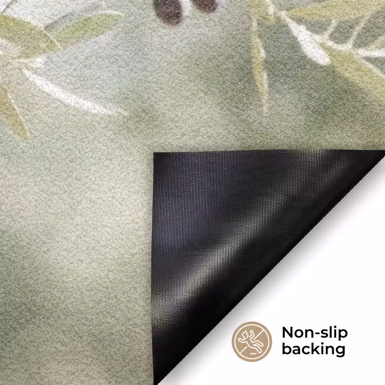 Doormat - Olive tree - branch - green - Olijfboom - tak - groen Deurmat klein