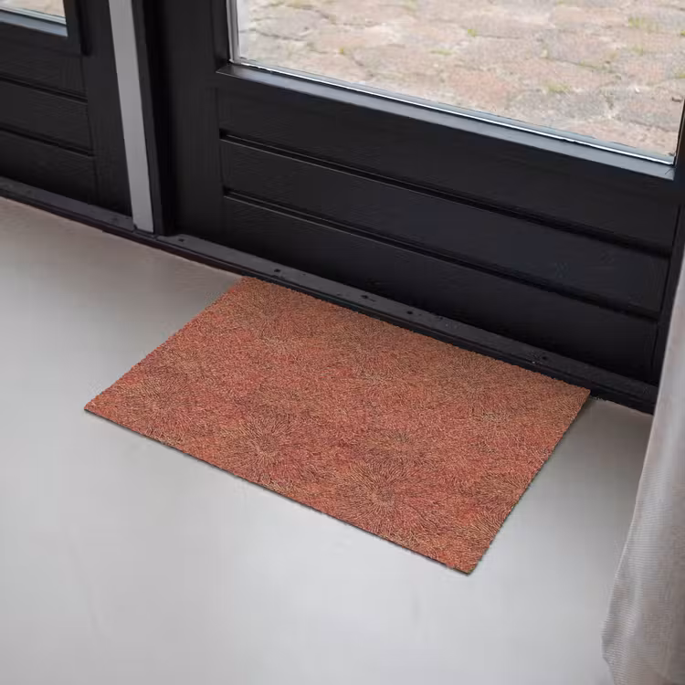 Oosters - Bloemen - Terracotta Deurmat klein 898 -sfeer2