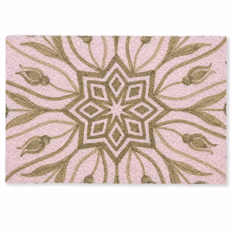 Patroon - Mandala - Decoratie - Abstract - Groen Deurmat klein -zkaufland3d