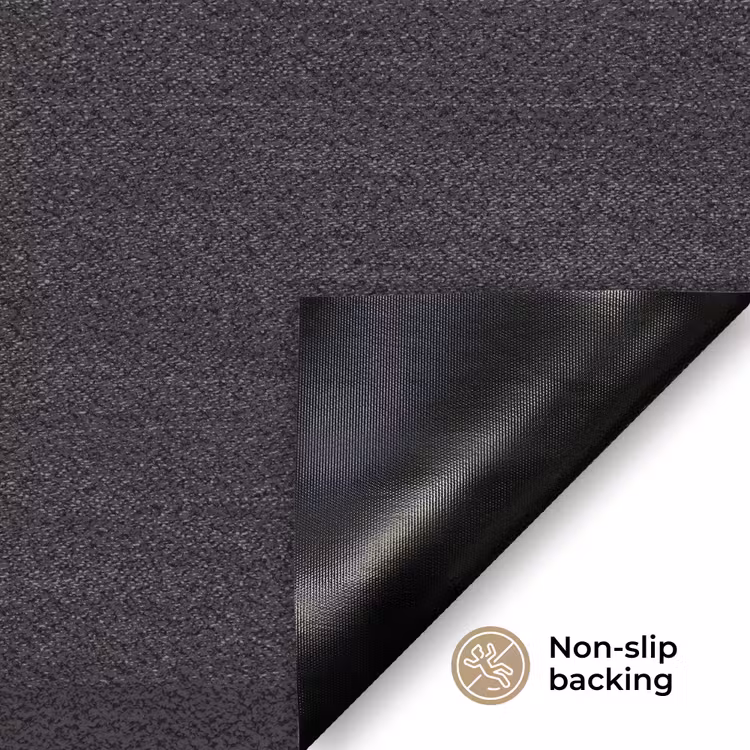 Doormat - Pattern - Organic - Black - Patroon - Organisch - Zwart Deurmat klein