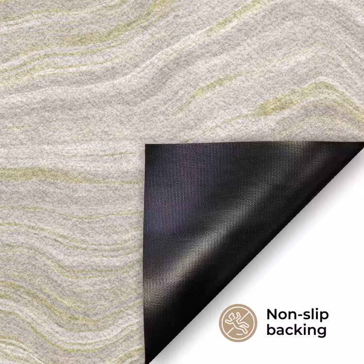 Patroon - Sereen - Groen Deurmat klein 898 -antislip_EN