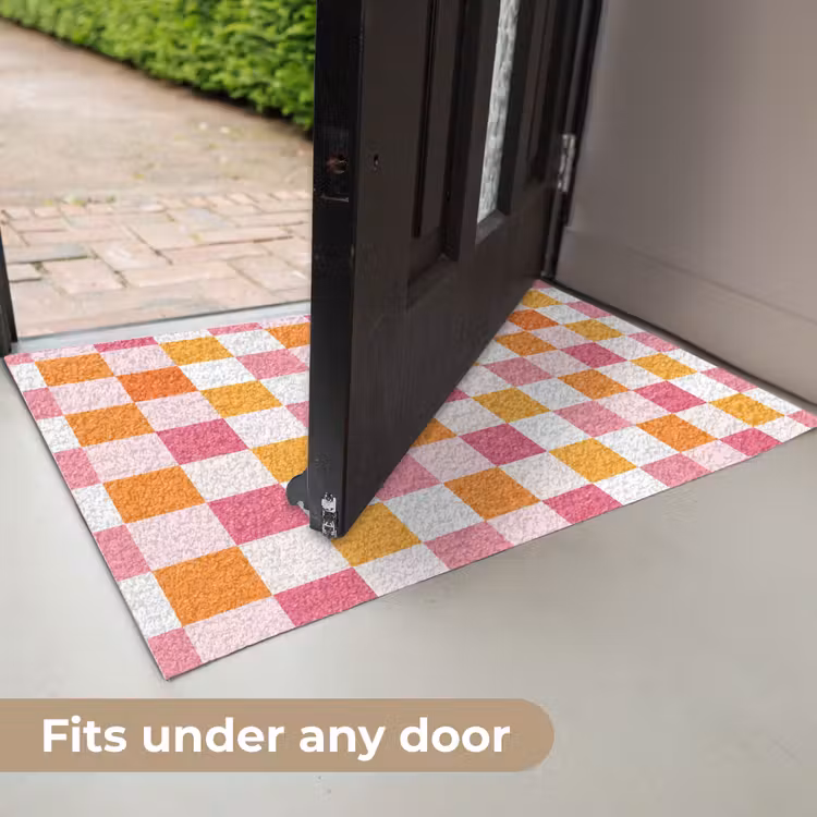 Patroon - Vierkant - Roze Deurmat klein 898 -USP_EN