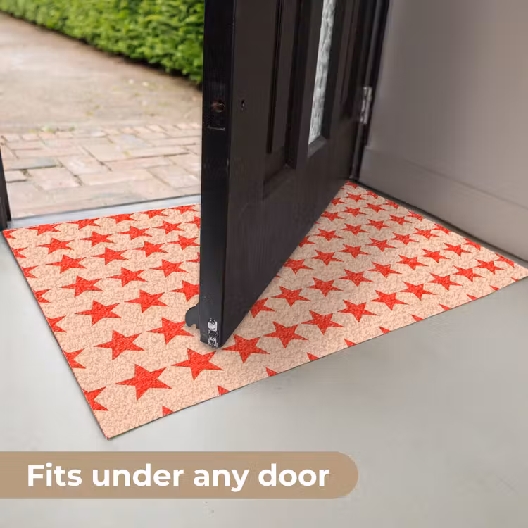Patroon - Sterren - Rood Deurmat klein 898 -USP_EN