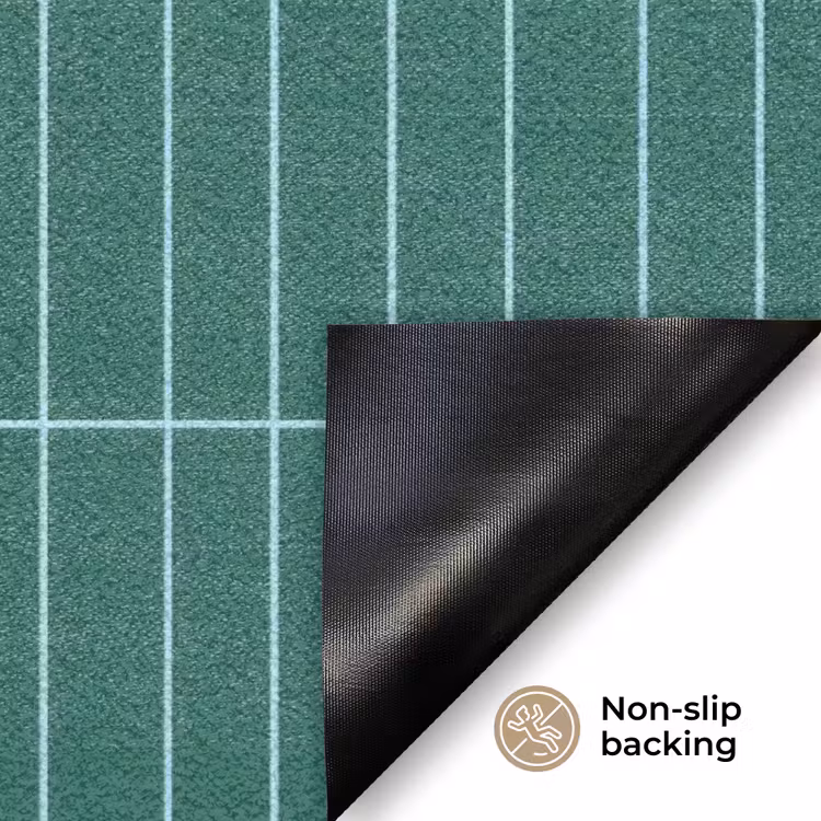 Patroon - Tegel - Saliegroen Deurmat klein 898 -antislip_EN