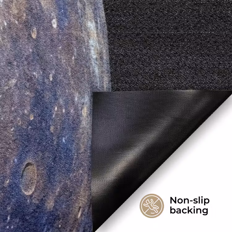 Doormat - Planet - Craters - Space - Planeet - Kraters - Ruimte Deurmat klein