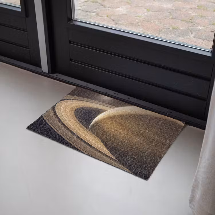 Doormat - Planet - Rings - Space - Planeet - Ringen - Ruimte Deurmat klein