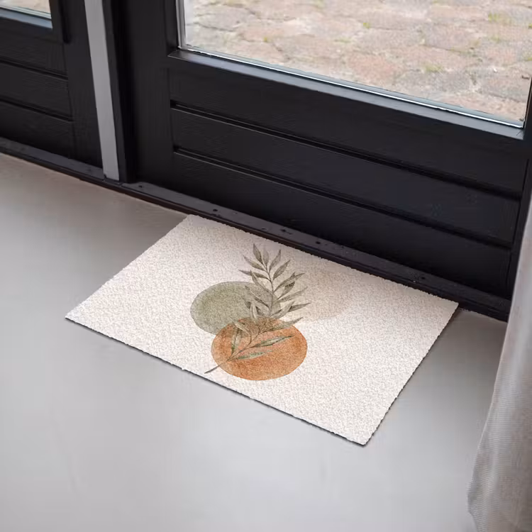 Doormat - Plant - Circles - Abstract - Plant - Cirkels - Abstract Deurmat klein