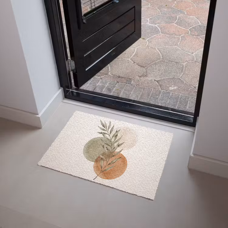 Doormat - Plant - Circles - Abstract - Plant - Cirkels - Abstract Deurmat klein