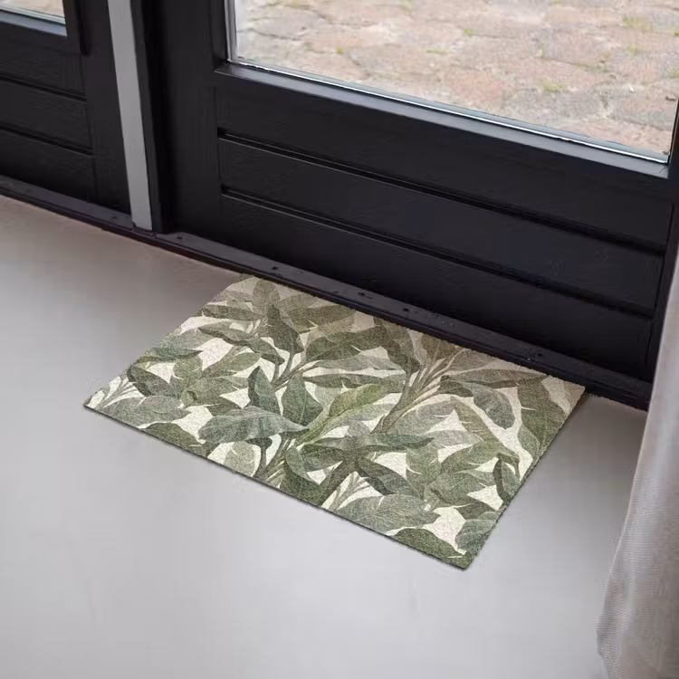 Planten - Bladeren - Tropisch - Groen Deurmat klein -sfeer2