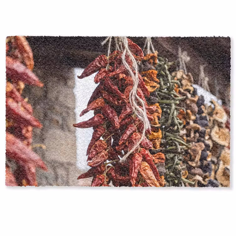 Doormat - Red Peppers - Food - Rode pepers - Eten Deurmat klein