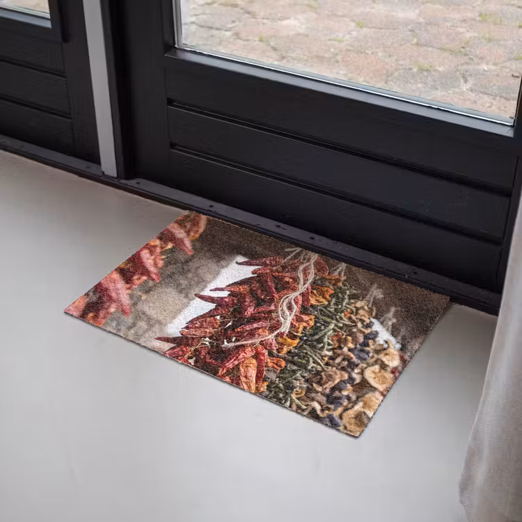 Doormat - Red Peppers - Food - Rode pepers - Eten Deurmat klein