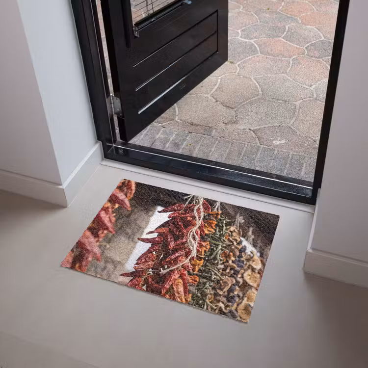 Doormat - Red Peppers - Food - Rode pepers - Eten Deurmat klein