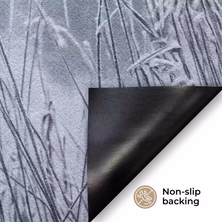 Riet - Bevroren - Winter - Natuur Deurmat klein -antislip_EN