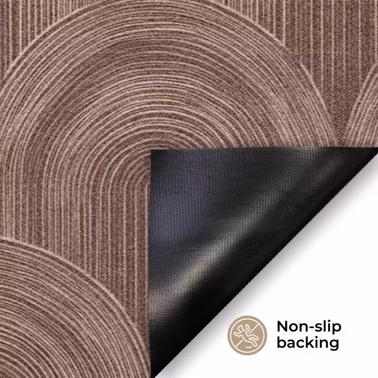 Ritmisch - Effect - Bruin Deurmat klein 898 -antislip_EN