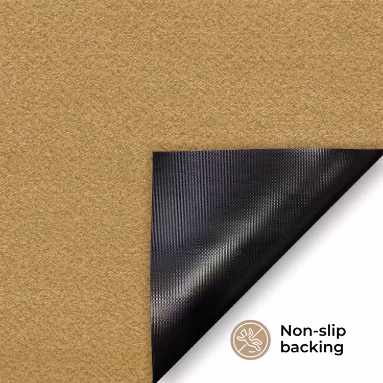 Rhythmic - Ochre - Geel Deurmat klein 898 -antislip_EN