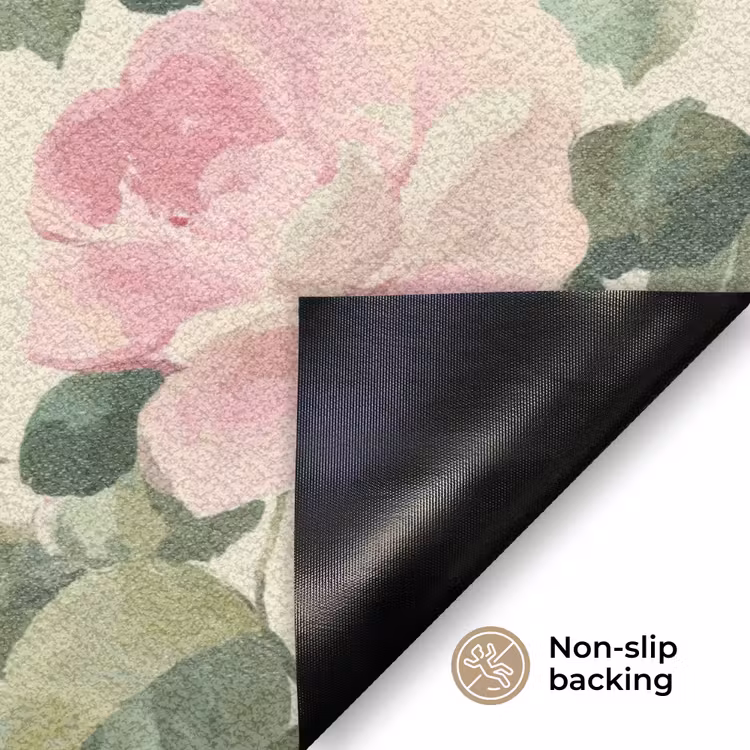 Rozen - Botanisch - Roze Deurmat klein 898 -antislip_EN