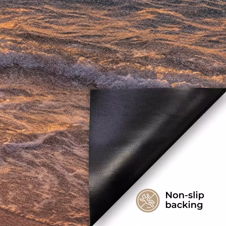 Zee - Kust - Zonsondergang - Natuur - Oranje Deurmat klein -antislip_EN