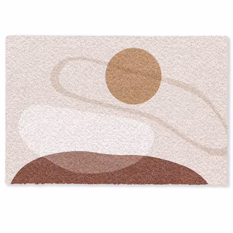 Doormat - Shapes - Organic - Art - Vormen - Organisch - Kunst Deurmat klein