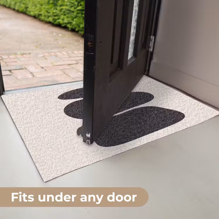 Doormat - Shapes - Organic - Black - Vormen - Organisch - Zwart Deurmat klein