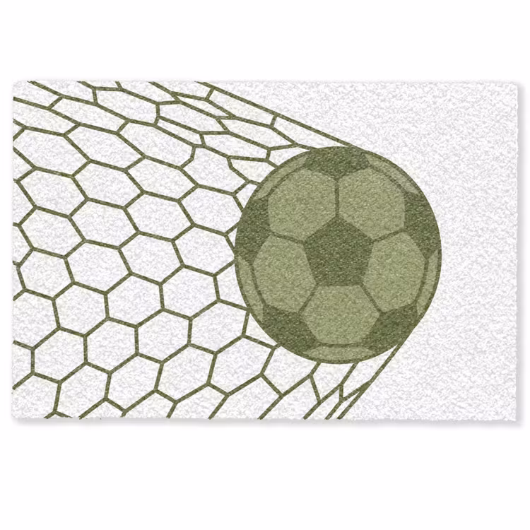 Voetbal - Goal - Sport - Groen Deurmat klein -zkaufland3d
