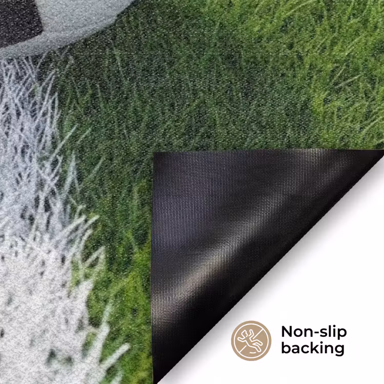 Voetbal - Grasveld - Sport - Groen Deurmat klein -antislip_EN