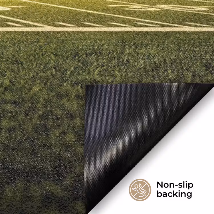 Voetbal - Stadion - Nacht - Modern Deurmat klein -antislip_EN