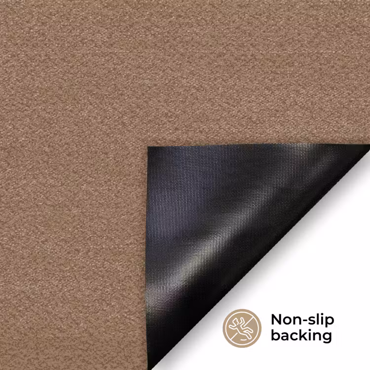 Soft - Walnut - Bruin Deurmat klein 898 -antislip_EN