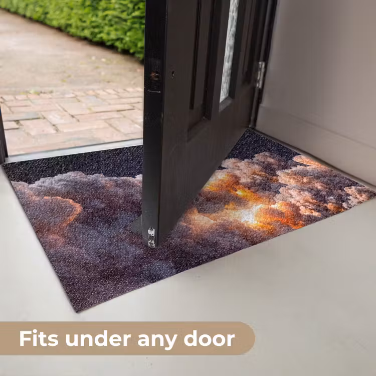 Doormat - Spacecraft - Launch - Stars - Ruimtevaartuig - Lancering - Sterren Deurmat klein