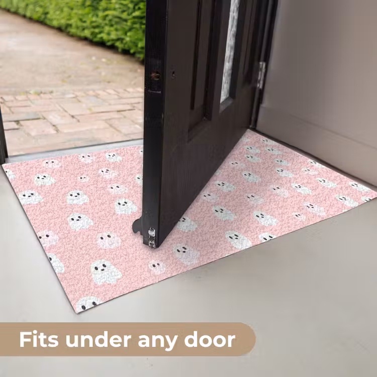 Spookjes - Patroon - Roze Deurmat klein 898 -USP_EN