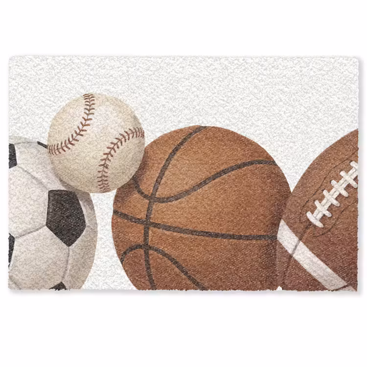 Sport - Ballen - Illustratie Deurmat klein -zkaufland3d