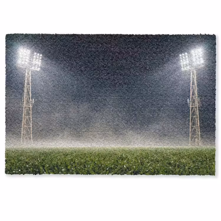Stadion - Lichtmast - Sport - Nacht Deurmat klein -zkaufland3d