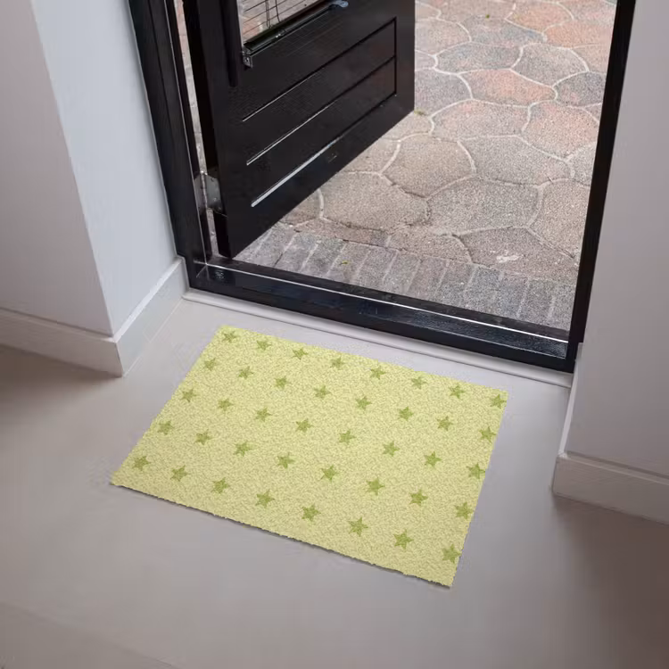 Sterren - Patroon - Groen Deurmat klein 898 -sfeer5