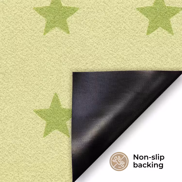 Sterren - Patroon - Groen Deurmat klein 898 -antislip_EN