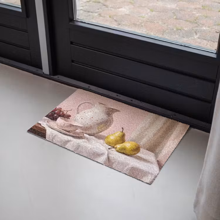 Doormat - Still Life - Fruit - Pink - Stilleven - Fruit - Roze Deurmat klein
