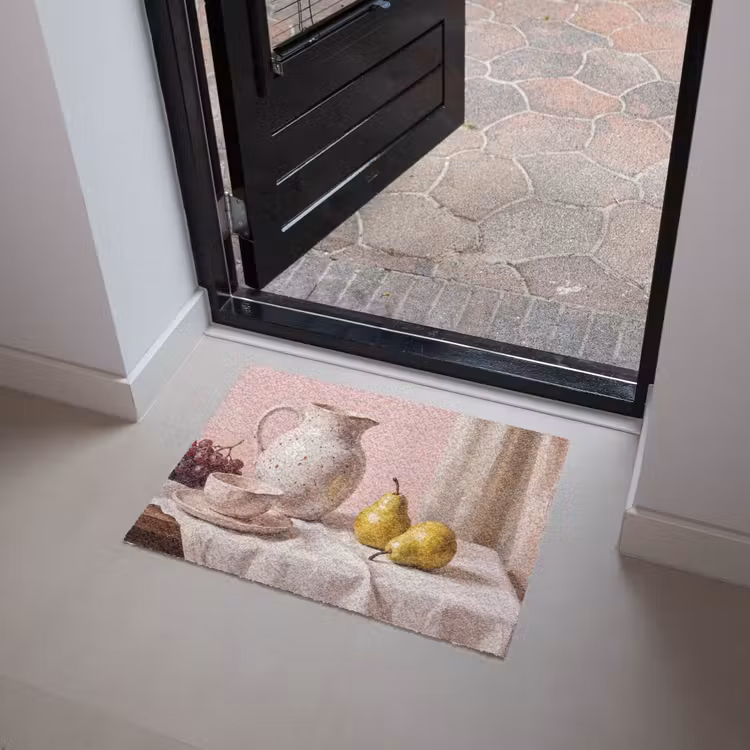 Doormat - Still Life - Fruit - Pink - Stilleven - Fruit - Roze Deurmat klein