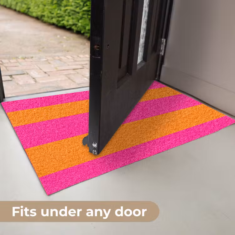 Strepen - Horizontaal - Roze Deurmat klein 898 -USP_EN