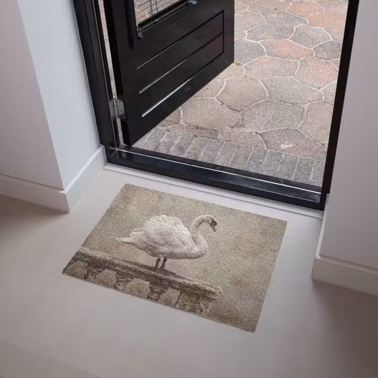 Zwaan - Elegant - Dieren - Wit Deurmat klein -sfeer5