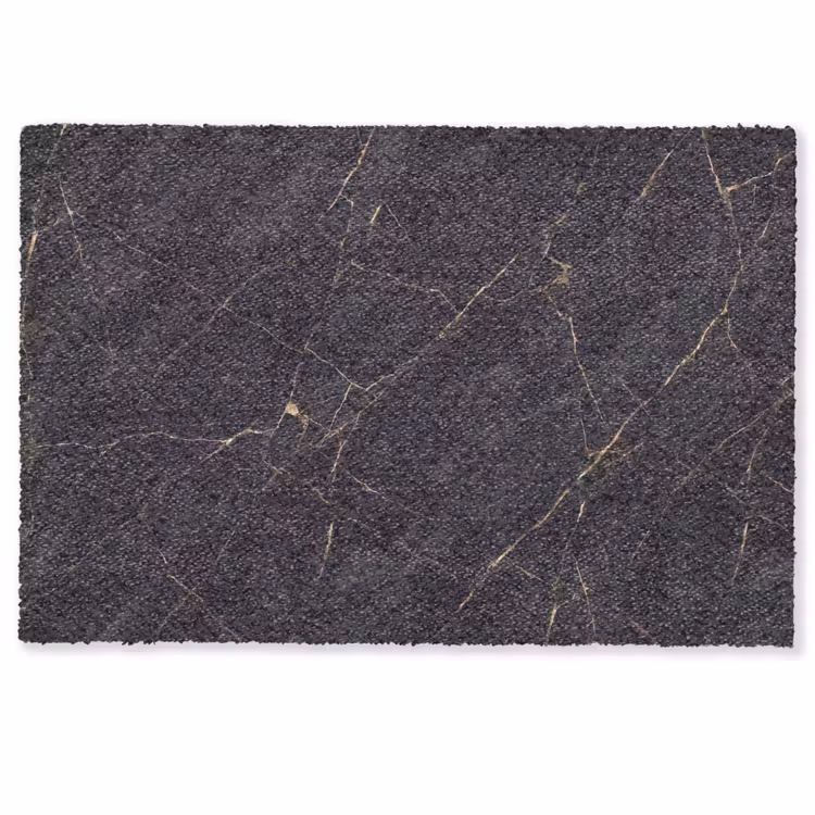 Textuur - Gouden lijnen - Abstract - Modern - Zwart Deurmat klein -zkaufland3d