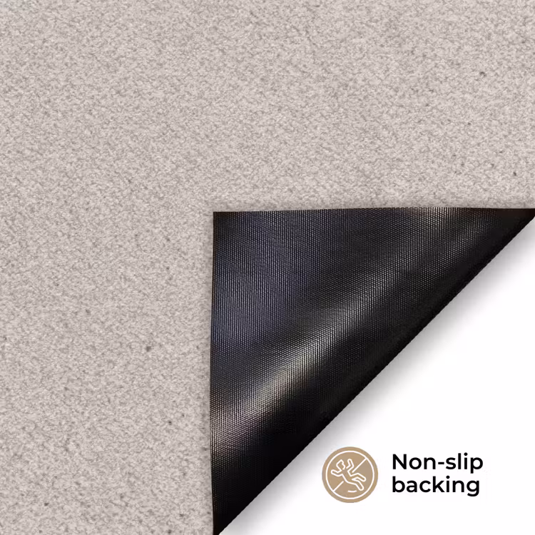 Textuur - Effen - Abstract - Beige Deurmat klein -antislip_EN