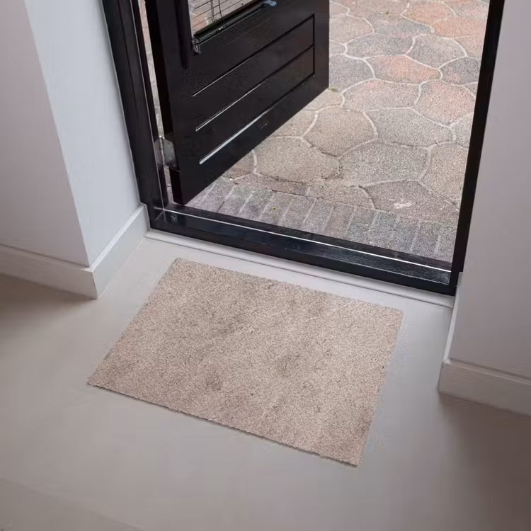 Textuur - Steen - Patroon - Rustiek - Beige Deurmat klein -sfeer5