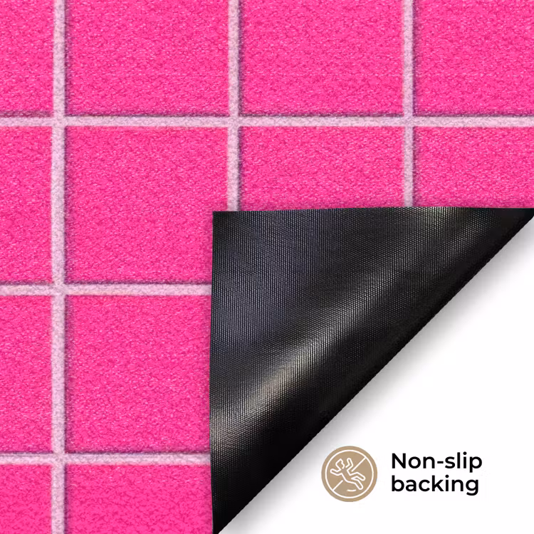 Tegels - Vierkant - Fuchsia Deurmat klein 898 -antislip_EN