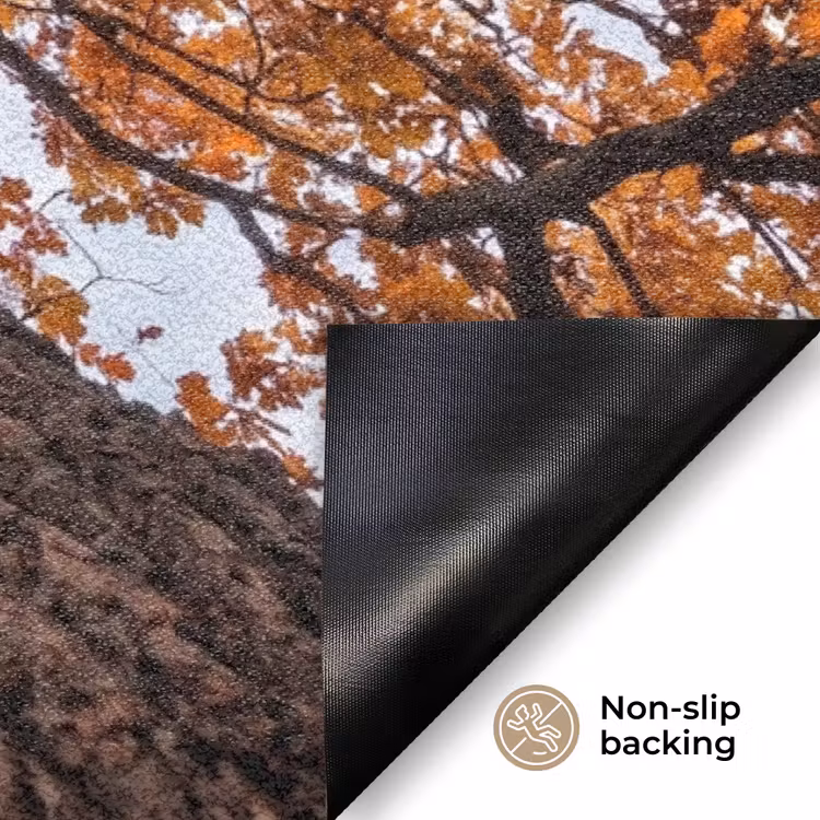 Boom - Bladerdak - Herfst - Oranje - Sfeervol Deurmat klein -antislip_EN