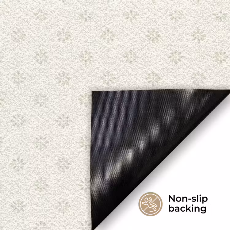 Boom - Bladeren - Groen - Decoratief - Beige Deurmat klein -antislip_EN