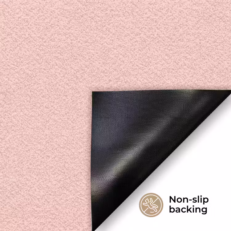 Boom - Palm - Natuur - Illustratie - Roze Deurmat klein -antislip_EN