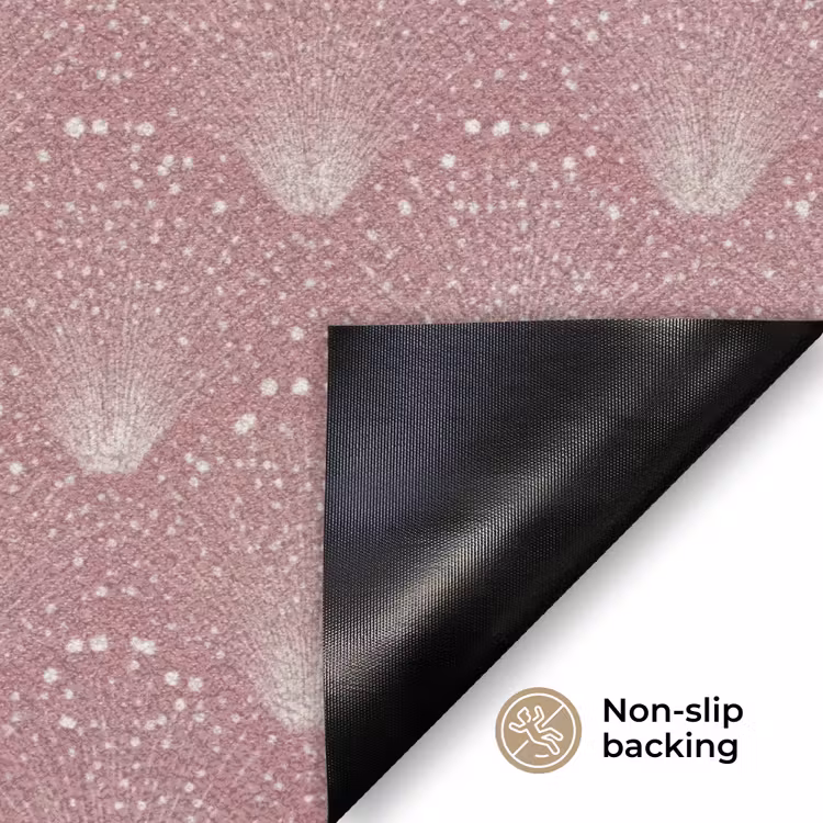 Trendy - Patroon - Roze Deurmat klein 898 -antislip_EN