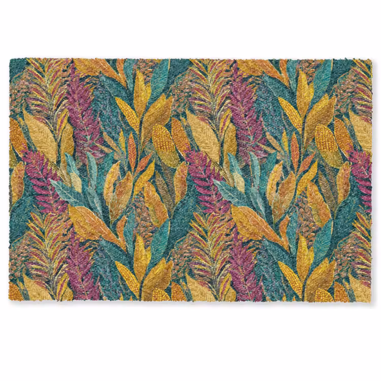 Tropische - Botanisch - Patroon - Kleurrijk - Exotisch Deurmat klein 898 -zkaufland3d