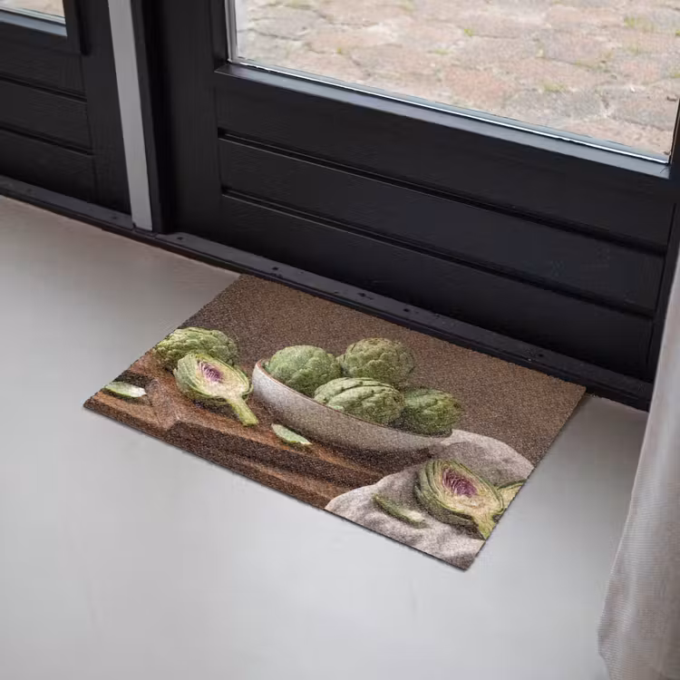 Doormat - Vegetables - Artichoke - Kitchen - Groenten - Artisjok - Keuken Deurmat klein