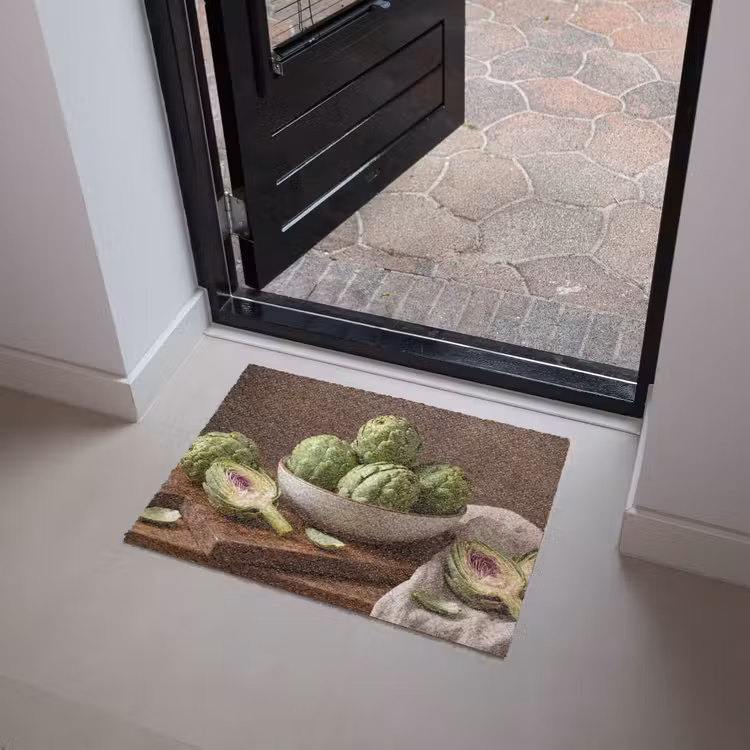 Doormat - Vegetables - Artichoke - Kitchen - Groenten - Artisjok - Keuken Deurmat klein