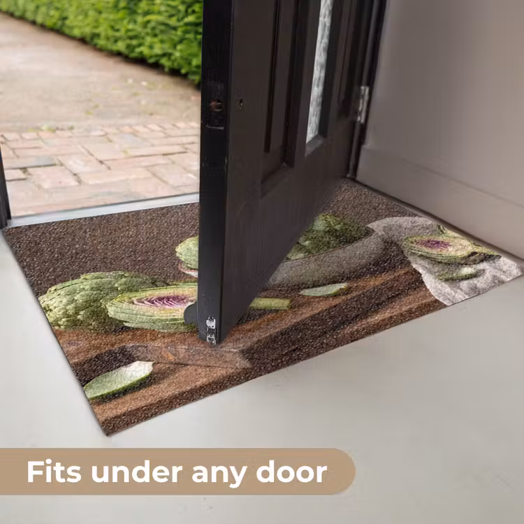 Doormat - Vegetables - Artichoke - Kitchen - Groenten - Artisjok - Keuken Deurmat klein