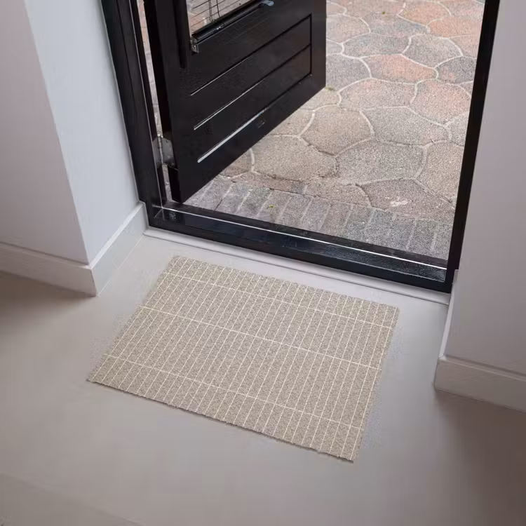 Verticaal - Wandtegel - Licht Beige Deurmat klein 898 -sfeer5